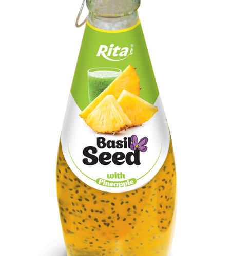 290ml Basil Drink with Pineapple